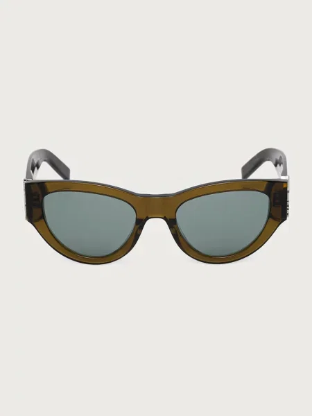 Saint Laurent ochelari de soare cat eye pentru femei maro