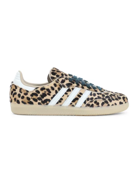 Sneakersy Adidas Samba skórzane brązowe