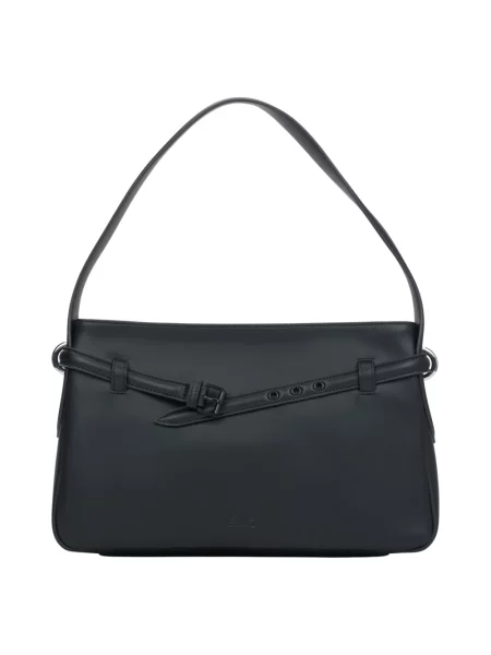 Torebka skórzana Estro skórzana czarna