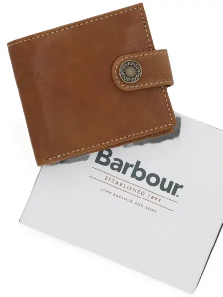 Portofel Barbour din piele maro