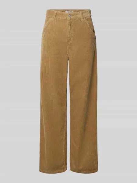 Spodnie sztruksowe o kroju straight fit z 5 model ‘Coventry’ Carhartt Work In Progress beżowe