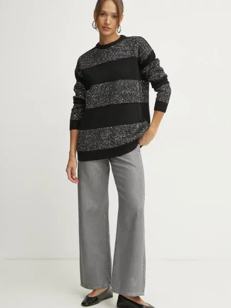 Вовняний светр MAX&Co. чорний