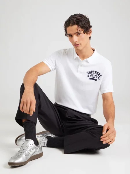 Superdry & Co Tricou negru alb