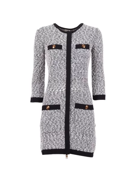 Rochie Elisabetta Franchi tricotate business gri