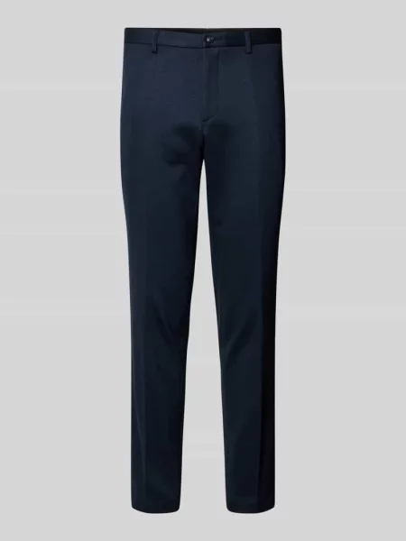 Spodnie materiałowe z dżerseju o kroju slim fit z mieszanki Roy Robson