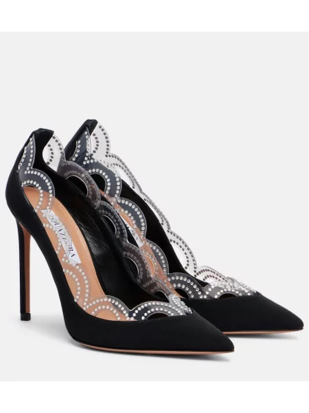 Pantofi cu toc Aquazzura negru