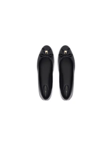 TOMMY HILFIGER Balerinke črna