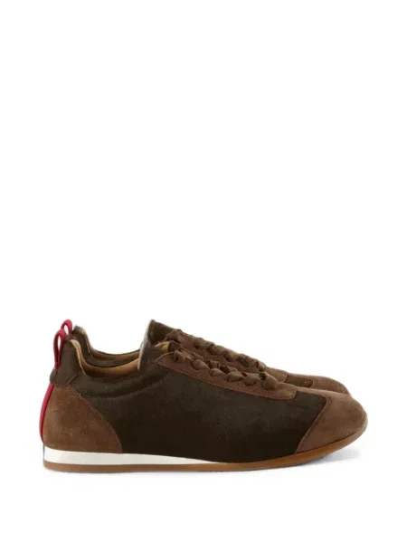 Sneakerși Uma Wang din piele de căprioară maro