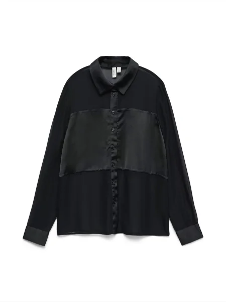 VERO MODA Bluză VMHALLIE' negru