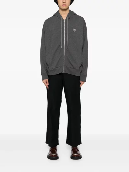 Hanorac cu glugă Maison Kitsune gri