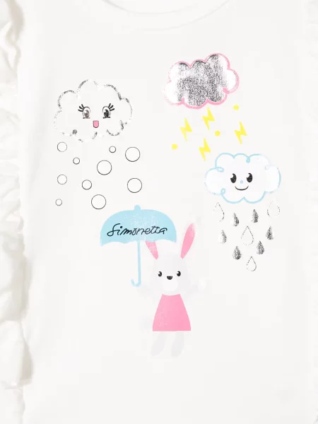 Top copii Simonetta alb