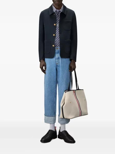 Geacă cămașă Thom Browne albastru