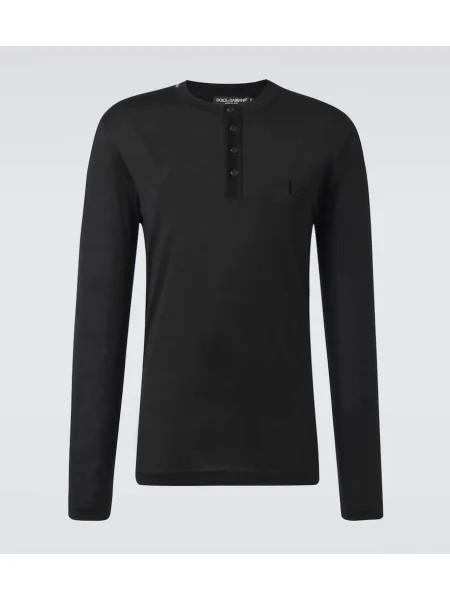 Svilena srajca Dolce&gabbana črna