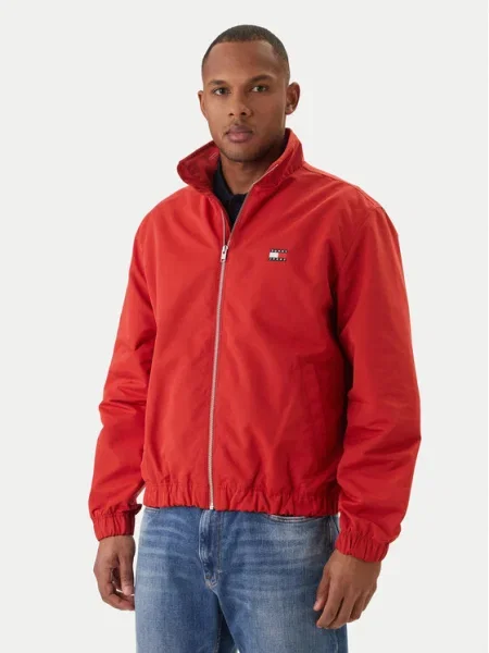 Tommy Jeans Átmeneti kabát Essential piros