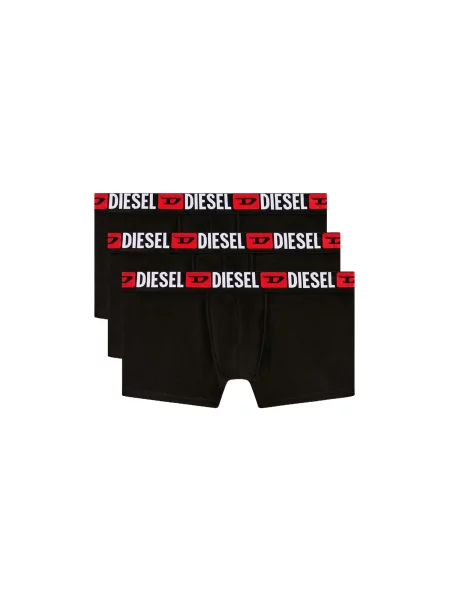 DIESEL Boxeri Damien roșu neon / negru amestecat alb