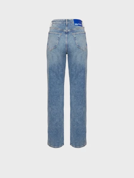 Прямі джинси Karl Lagerfeld Jeans бавовна/еластан синій