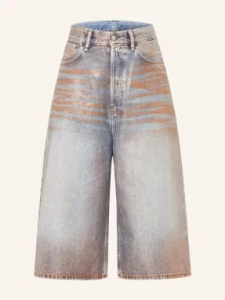 Acne Studios Szorty Jeansowe blau niebieskie