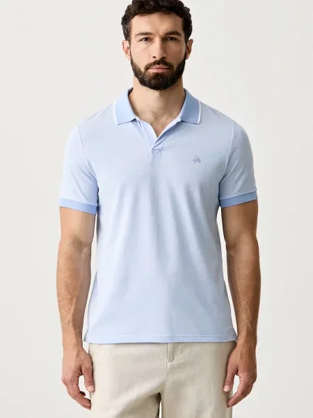 Tricou polo Vilebrequin albastru