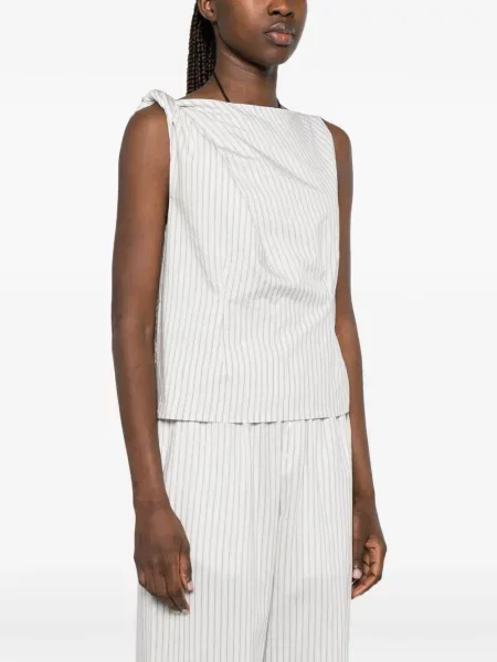 Bluzka Róhe drapowana biała