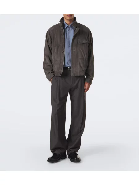 Cămașă Giorgio Armani de mătase albastru