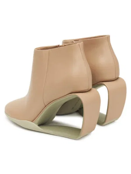 Bokacsizma United Nude Mobius Ankle Bootie Hi bézs