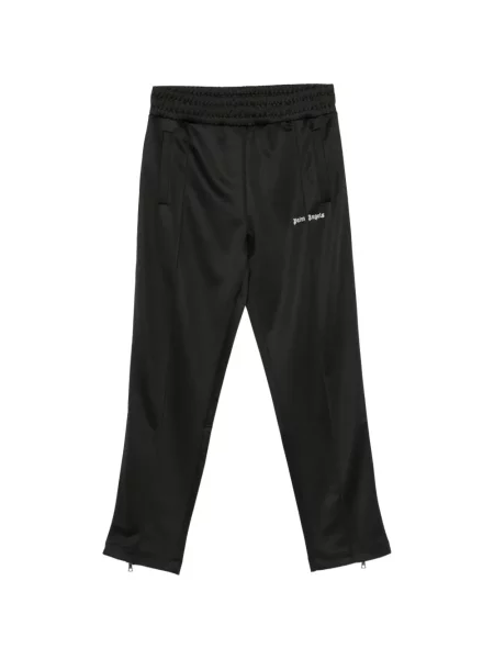 Pantaloni Palm Angels alergare cu autograf negru