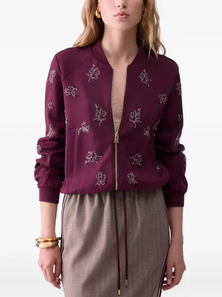 Hanorac Liu Jo cu broderie violet