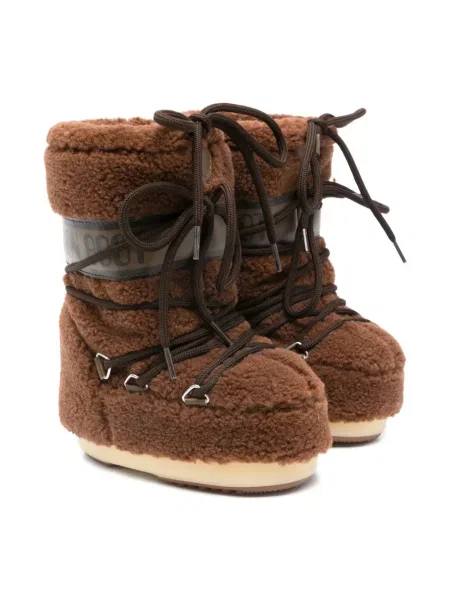 Bluza polarowa dziecięca Moon Boot brązowa