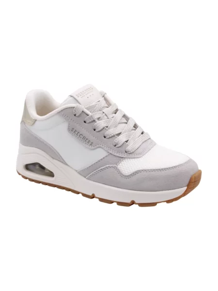 Sneakersy Skechers skórzane beżowe
