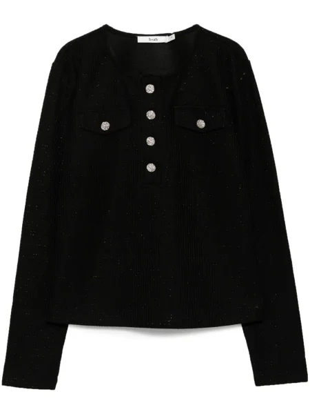 Dzianinowy top B+ab niebieski