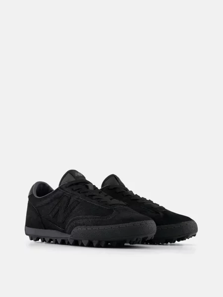 Кожаные повседневные кроссовки New Balance черные