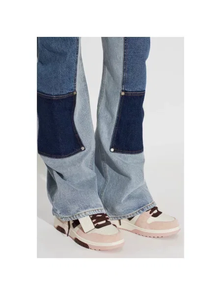 Sneakersy Off-white skórzane biznesowe białe