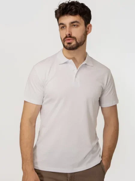 Поло Andreas Moskin белое