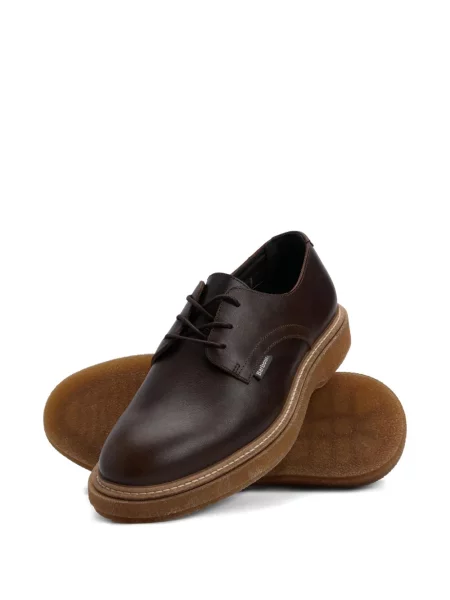 Pantofi derby Barbour din piele negru