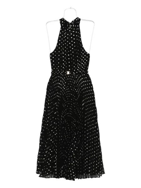 Halter nyakú midi ruha Nissa fekete
