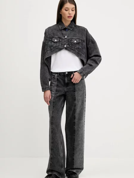 Kavbojke Karl Lagerfeld Jeans črna