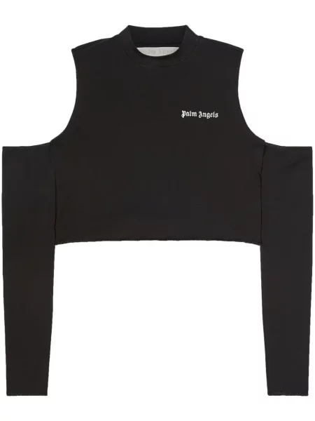 Top Palm Angels cu imagine negru