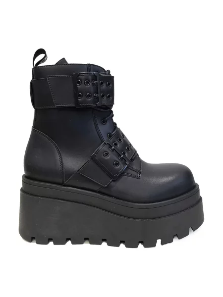 Altercore botine cu platformă pentru femei Deminis Vegan negru