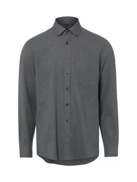 Andrew James koszula flanelowa Mężczyźni Regular Fit Flanela S szary
