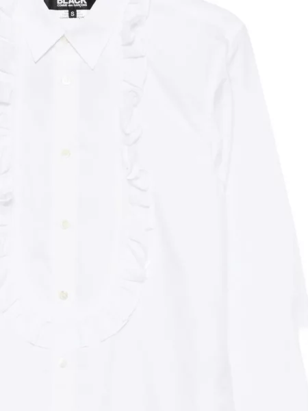 Cămașă Black Comme Des Garçons cu volane alb