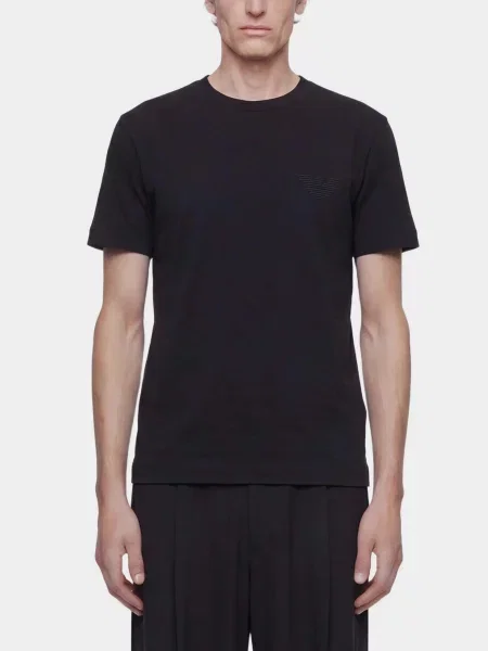 Футболка Emporio Armani коричневая