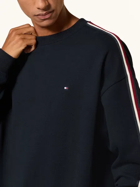 Tommy Hilfiger Bluza Typu Lounge blau biała