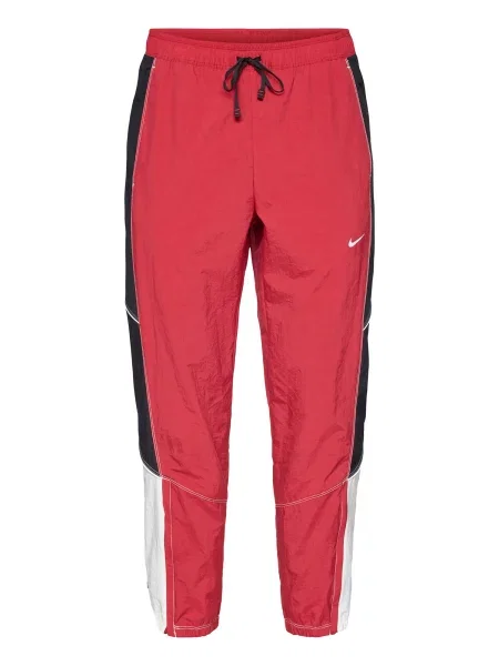 NIKE Pantaloni sport RETRO roșu / negru alb