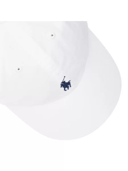 Kšiltovka Polo Ralph Lauren s autogramem bílá