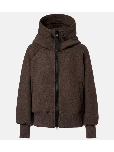 Volnena jakna Canada Goose črna