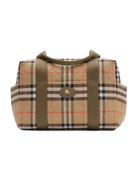 Torebka Burberry skórzana beżowa