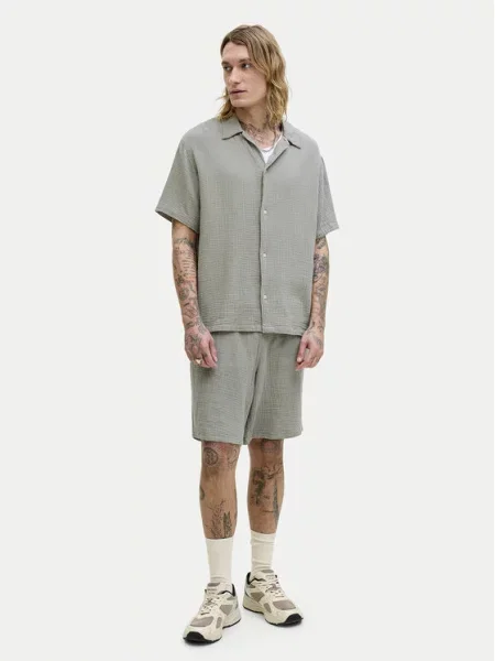 JACK & JONES Tepláková súprava JORNANTUCKET pastelovo zelená