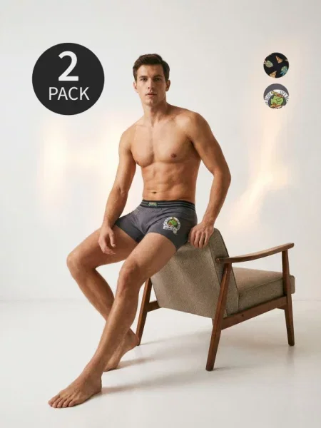 Sinsay bokserki 2 pack Teenage Mutant Ninja Turtles wielobarwny