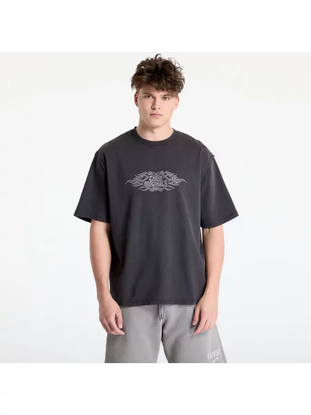 T-shirt GUESS Originals Eco Heavyweight T-Shirt Jet Black XL czarna