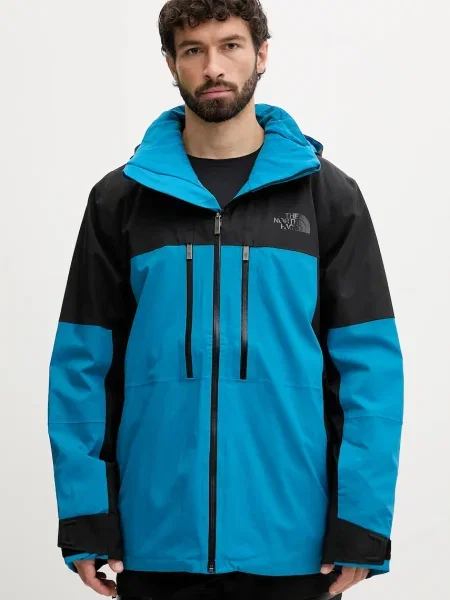 The North Face geacă de schi Chakal albastru